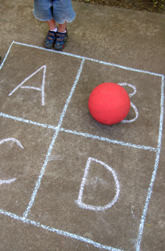 Play Four Square!