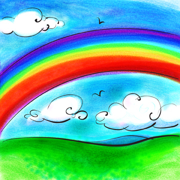 Indoor rainbow