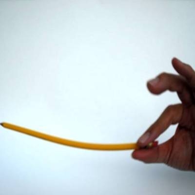 Bend a pencil without magic